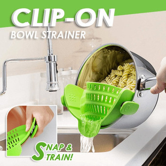 Universal Clip-On Silicone Colander