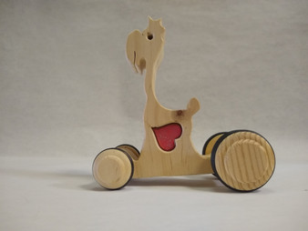 Handmade Wooden Giraffe