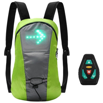 LED Wireless cycling vest Bicycle Reflective Warning Vests with LED Turn Signal Light Remote Control Safety Bag for Cycling