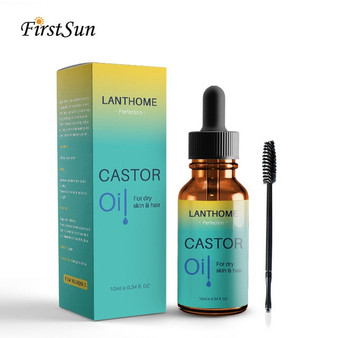 Pure Organic Castor Oil Hair Essential Oil For Face Hair & Beard Growth