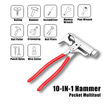 10 in 1 - Multi- Functional Hammer Tool
