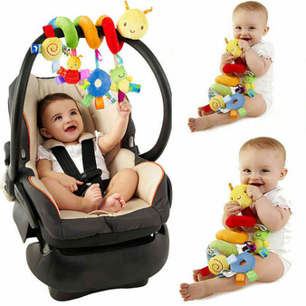 Kids Toys Hanging Spiral Rattle Stroller Animals