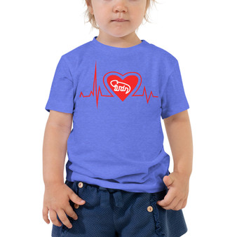 Beardie Heart Beat Toddler Tee