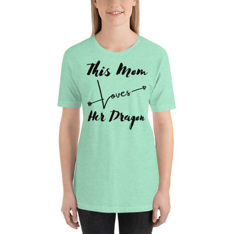 This Mom Loves Her Dragon Arrow T-Shirt