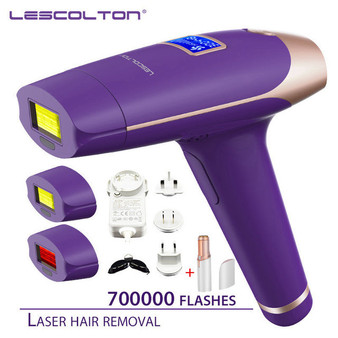 Lescolton 3in1 700000 pulsed IPL Laser Hair Removal Device Permanent Hair Removal IPL laser Epilator Armpit Hair Removal machine