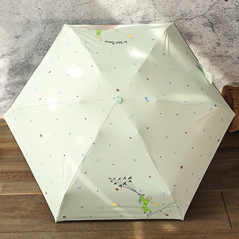 Cartoon Umbrella Rain Women Folding Umbrellas Female Sunny Parasol Lovely Paraguas Mini Pocket Umbrella