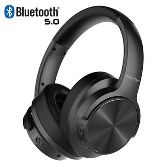 Mixcder Active Noise Cancelling Wireless Headsets Bluetooth with Deep Bass Stereo Audio Jack