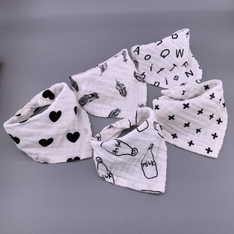 Cute 5pcs/ Baby Bibs