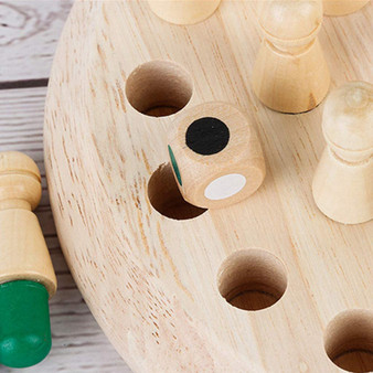 Wooden Memory Match Stick Game
