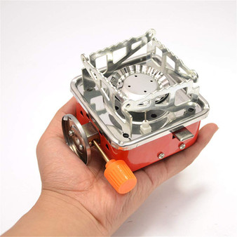 BBQ Grill Windproof Foldable Stove Burner Ideal for Outdoor Camping Barbecue