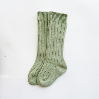 Classic Knit Knee-High Socks