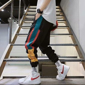 Hip Hop Street wear Men's Splice Joggers Pants