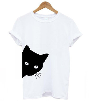 Print Women  Cat T-Shirt
