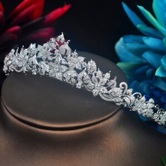 Fashion Tiara Bridal Hair Accessories Wedding Day Crown