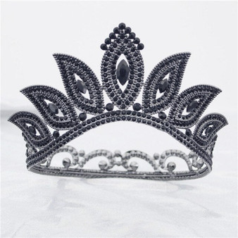Royal Queen Fashion Crystal  Tiara  Crown Pageant Hair Jewelry Accessories