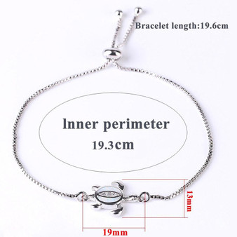 Opal Adjustable Chain Bracelet