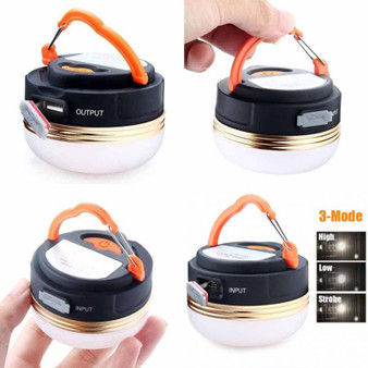 3 Mode USB Charging Camping Lights 5LED Outdoor tents Light Emergency Flashlight for Mobile Phone charging  with Magnet #1025