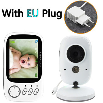 Wireless Video Color Baby Monitor with 3.2Inches LCD 2 Way Audio Talk Night Vision Surveillance Security Camera Babysitter