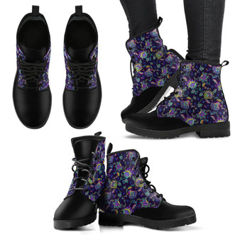 Colorful Floral Boots