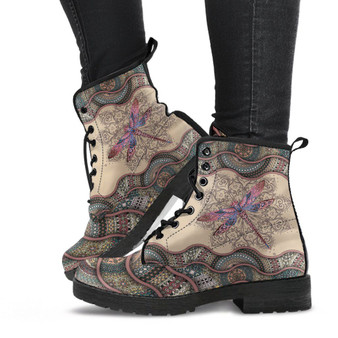 Paisley Dragonfly Boots