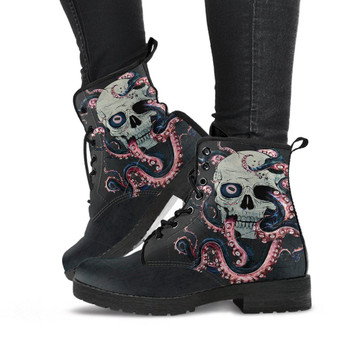 Skull And Tentacle Boots