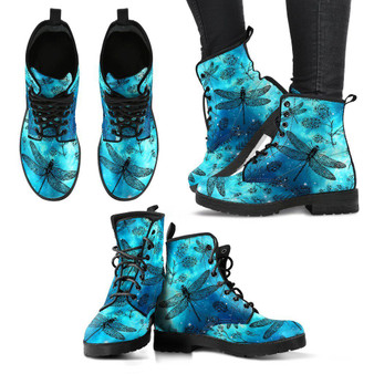 Galaxy Dragonfly Handcrafted Boots