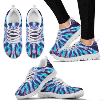 Glowing Mandala Handcrafted Sneakers