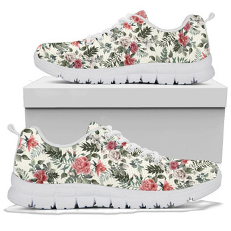 Floral Print Handcrafted Sneakers
