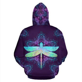 Purple Dragonfly Hoodie