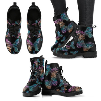 Boho Butterfly Handcrafted Boots
