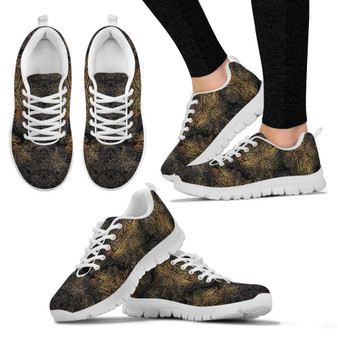 Gold Dragonfly Handcrafted Sneakers