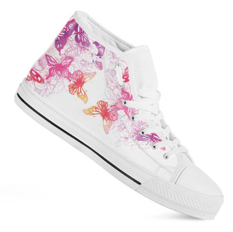 Colorful Butterfly High Tops