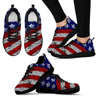 American Flag Handcrafted Sneakers