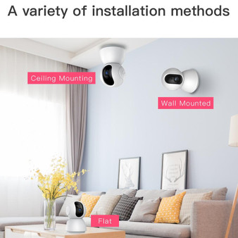 Baby Monitor 1080P Night Vision 355° Covered WiFi Camera with SD Card