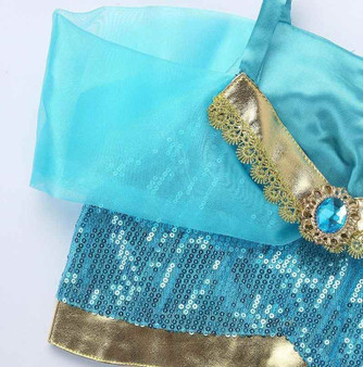 Princess Jasmine Costume Kids Aladdin Girls Dress