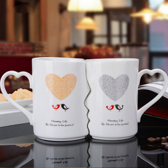 Couple Cup Ceramic Coffee Valentine's Day Gift (50% Off)