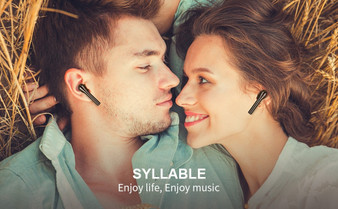 Original SYLLABLE S119 bluetooth V5.0 bass earphones wireless headset noise reduction SYLLABLE S119 Volume control earbuds