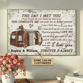 The Day I Met You Camping Poster