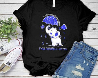 I Will Remember for You Hydrocephalus Awareness 2D T-shirt