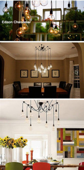 Customizable Clustered Industrial Pendant Lights