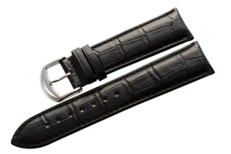 Leather Crocodile Grain Strap-Strapmeister