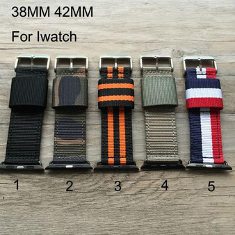 Apple Watch custom strap Nylon for 38MM 42MM size