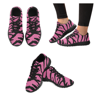 Women's Running Sneakers - Custom Tiger Pattern