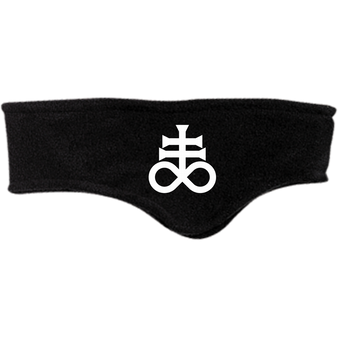 Leviathan Cross Embroidered Fleece Headband