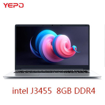 Yepo 15.6" 8GB RAM DDR4 128GB/256GB/512GB 1TB SSD intel J3455 Quad Core Windows 10