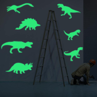 9 Pieces / one set Glow In The Dark Dinosaurs Kid Toys