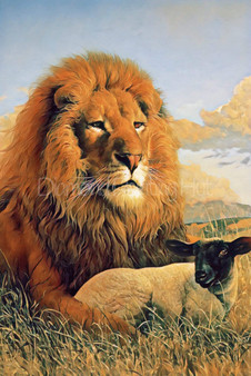 Lion and Lamb Diamond Painting