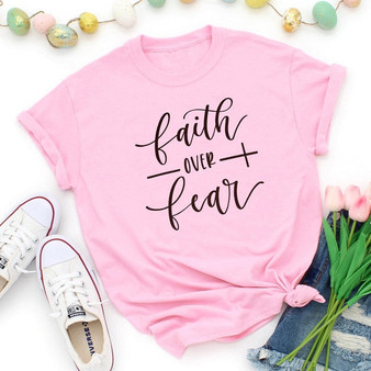 Faith Over Fear Christian T-Shirt | Heavens Apparel