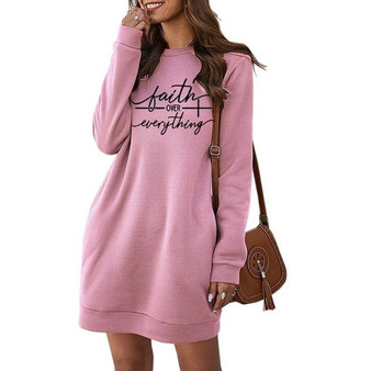 Women's Faith Over Fear Oversized Sweatshirt | heavens Apparel