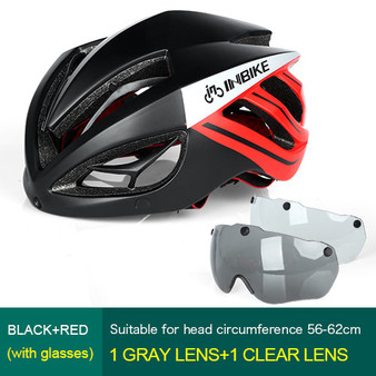 Cycling Bicycle Helmet with Magnetic Goggles